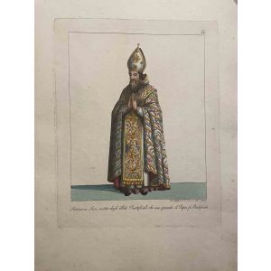 The Patriarch Siro in Pontifical Dress