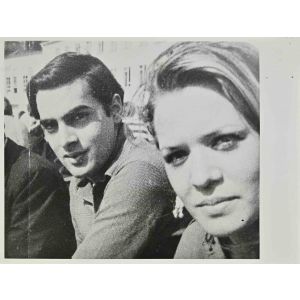 Indian Prime Minister, Turin Rajiv Ratna Gandhi and Sonia Maino-  Vintage Photo  