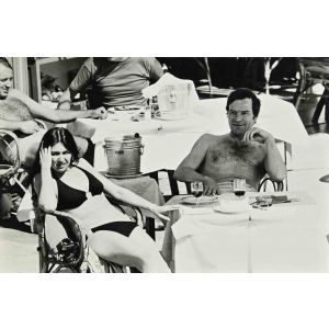 Theo Schubert with wife-  Vintage Photo 