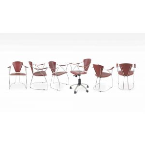 Set of 6 Vintage Arrben Chairs