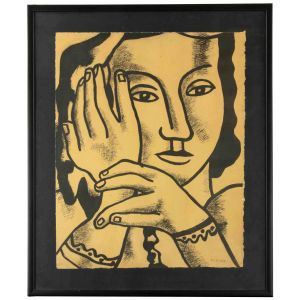 Fernand Leger – Portrait di Nadya - Contemporary Artwork 