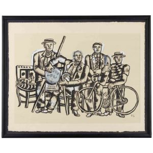Fernand Leger - L'Equipe au Repos - Contemporary Artwork 