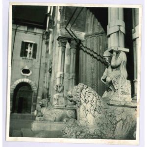 Medieval Column-  Vintage Photo   
