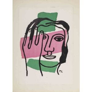 Fernand Leger - Tete de Femme – Modern Artwork 