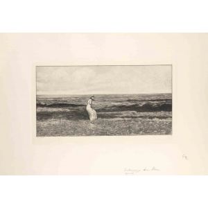 Max Klinger - Seaside from Intermezzi - Modern Artwork 
