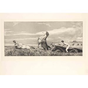 Max Klinger - Pursued Centaur (Verfolgter Centaur) – Modern Artwork 