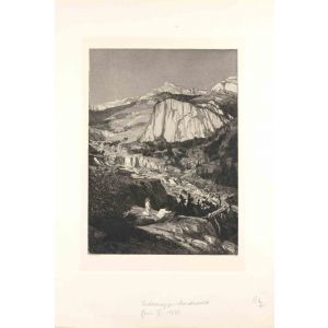 Max Klinger - Moonlit Night from Intermezzi – Modern Artwork 