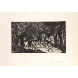 Max Klinger - Opus IV Unter den Soldaten Rad - Modern Artwork 