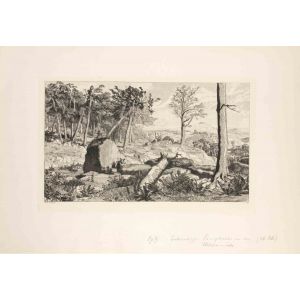 Max Klinger - Opus IV, Simplicius in der Waldeinode (Simplicius in the Wilderness) - Modern Artwork 