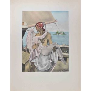 Umberto Brunelleschi - The Pirate in Love – Modern Artwork 