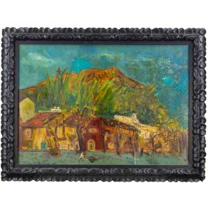 Sirio Pellegrini - View of Monte dé Cocci Rome – Contemporary Artwork 