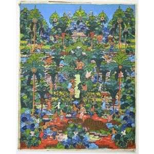 I Ketut Soki - Balinese Landscape - Contemporary Artwork 