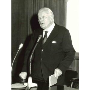 Federico Allotta - Portrait of Gianandrea Gavazzeni - Original Photograph 