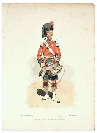 Tambour du 42° Regiment D'Highlanders by Édouard Detaille - Modern Artwork