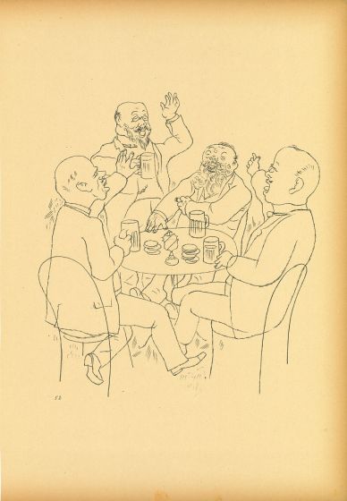 Old lad glory  from  Ecce Homo by George Grosz - Modern Artwork
