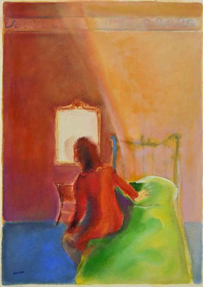 Woman on the Bed's Edge