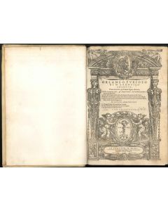 Ludovico Ariosto, Orlando furioso, Venice, Felice Valgrisi, 1603, Rare Books, italian Literature, 