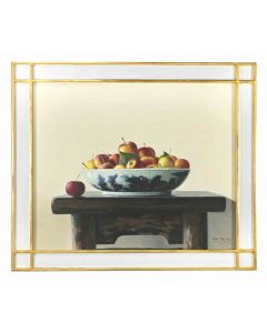 Apples on the Table - Mirror  (Zhang Wei Guang) - Contemporary Art
