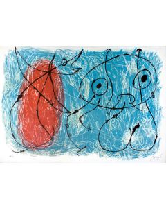 Le Lézard aux Plumes d'Or by Joan Miró - Surrealism