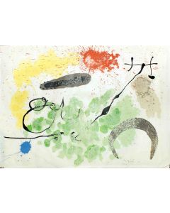 Le Lézard aux Plumes d'Or by Joan Miró - Surrealism
