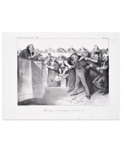  Vous Avez La Parole, Expliquez-Vous, Vous êtes Libre!! by  Honoré Daumier - Old Master Artwork