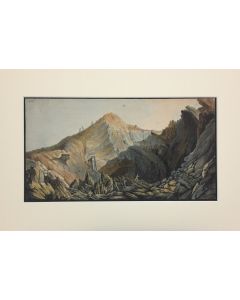 Landscape - Plate XIV from "Campi Flegrei" 
