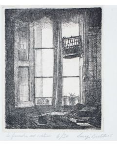 La finestra del solitario by Luigi Bartolini - Modern Artwork 