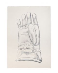 Blue Glove - Guanto Blue by Giacomo Porzano - Contemporary artwork