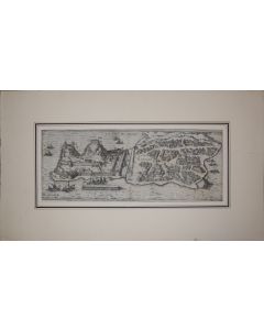 Corfu, Antique Map from "Civitates Orbis Terrarum” by Braun and Hogenberg - Old Masters Artwork