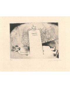 La Tombe du père by Marc Chagall - Modern Artwork