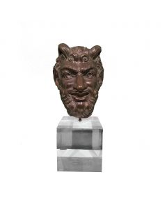 Bronze Head by Giulio Aristide Sartorio - Modern Artwork