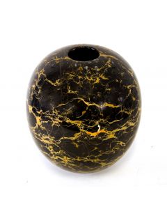 Black Marble Vase by Anonymous - Decorative Object