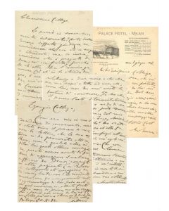 Correspondence Augusto Murri - Original Manuscripts