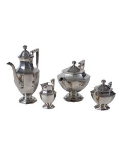 Vintage Japanese Tea and Coffee Silver Set by Anonymous - Decorative Object