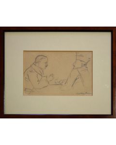 Two Men Around a Table 