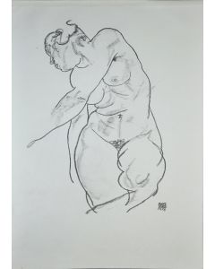 Female Nude - Egon Schiele - Modern Art