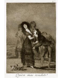 Quien mas rendido? by Francisco Goya - Old masters