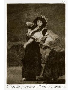 Dios la perdone: Y era su madre by Francisco Goya - Old Masters