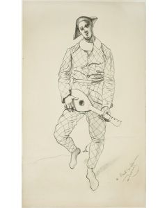 Harlequin by André Derain - Modern Artwork