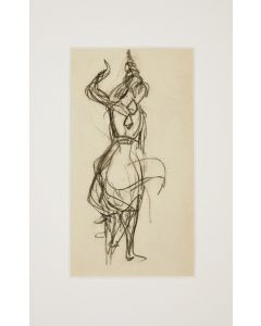 The Asian Dancer by Géo François- Modern Artwork