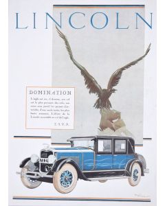 Lincoln Domination by René Vincent - Modern artwork