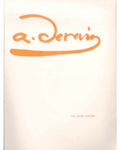 André Derain by Elie Faure - Contemporary Rare Book