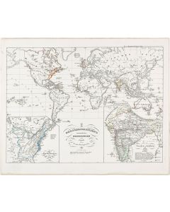 Old British Empire Map by Karl Spruner- Old Master Artwork
