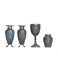 Persian Chalice And Vases - Decorative Objects