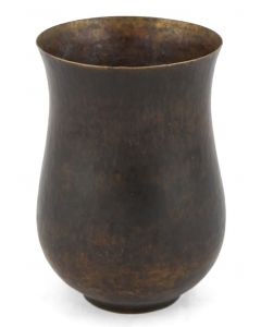 Dark Patina Brass Vase - Decorative Objects