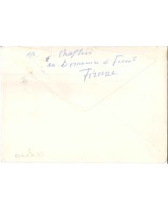 Invitation Letter by Elisabeth Chaplin - Manuscripts