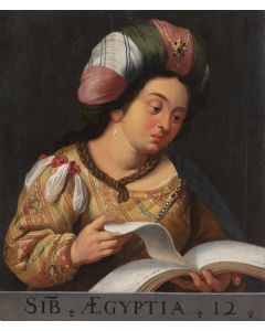 The Egyptian Sybil by Emilian School - Old Masters 