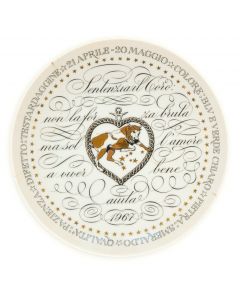 Taurus - from Zodiac Plate Series by Piero Fornasetti - Design and Decorative Object