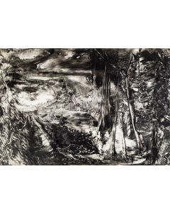 Black And White Landscape by Michel Gigont - Contemporary Artwrok