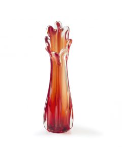 Vintage Orange Glass Vase - Design and Decorative objects